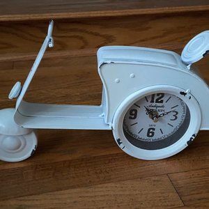 Metal Scooter Clock
